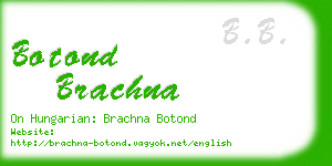 botond brachna business card